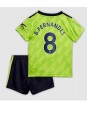Manchester United Bruno Fernandes #8 Ausweichtrikot für Kinder 2022-23 Kurzarm (+ Kurze Hosen)